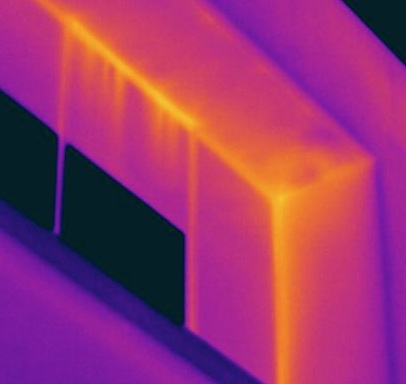 Infrared Flat Roof Moisture Survey infrared image